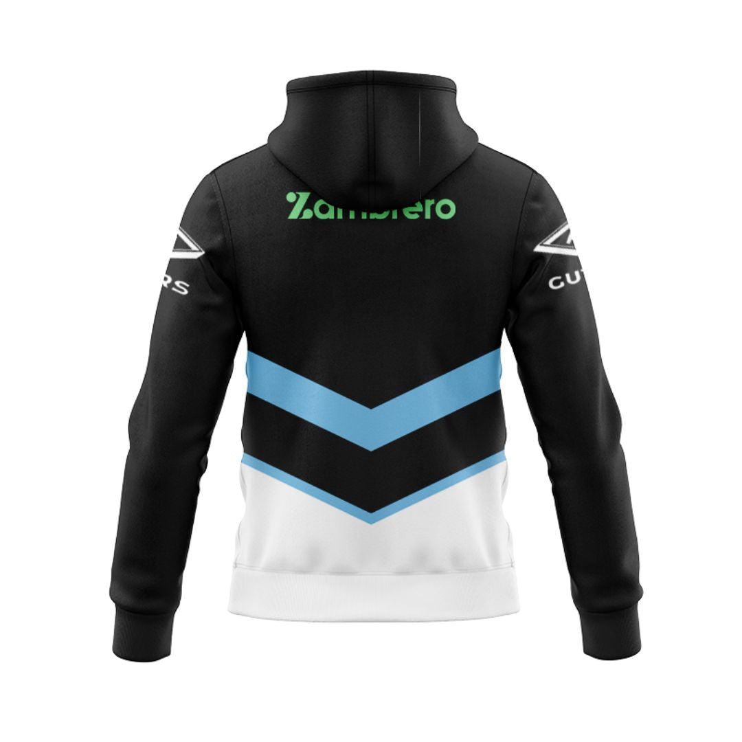 Cronulla Sutherland Sharks 2025 Away Hoodie with Zipper