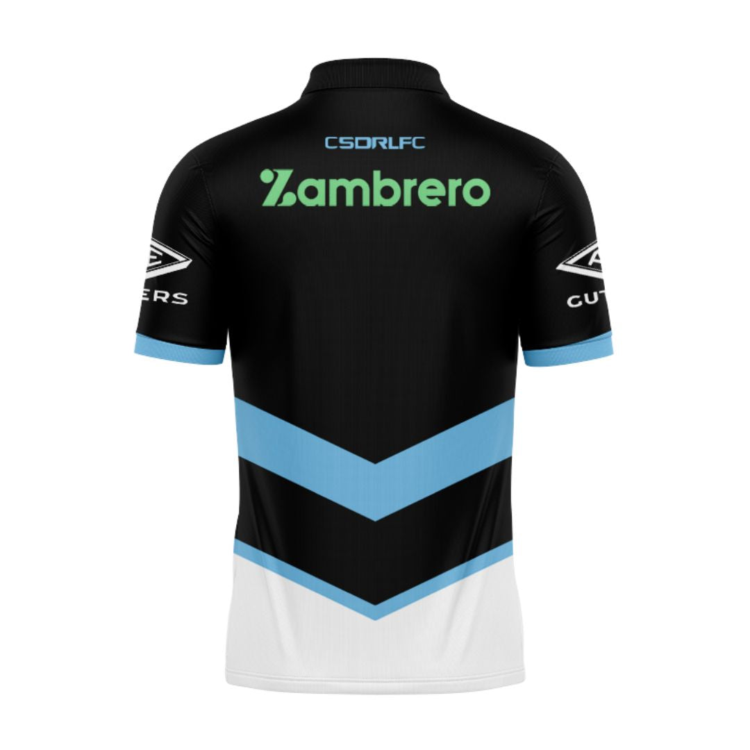 Cronulla Sutherland Sharks 2025 Away Polo Shirt