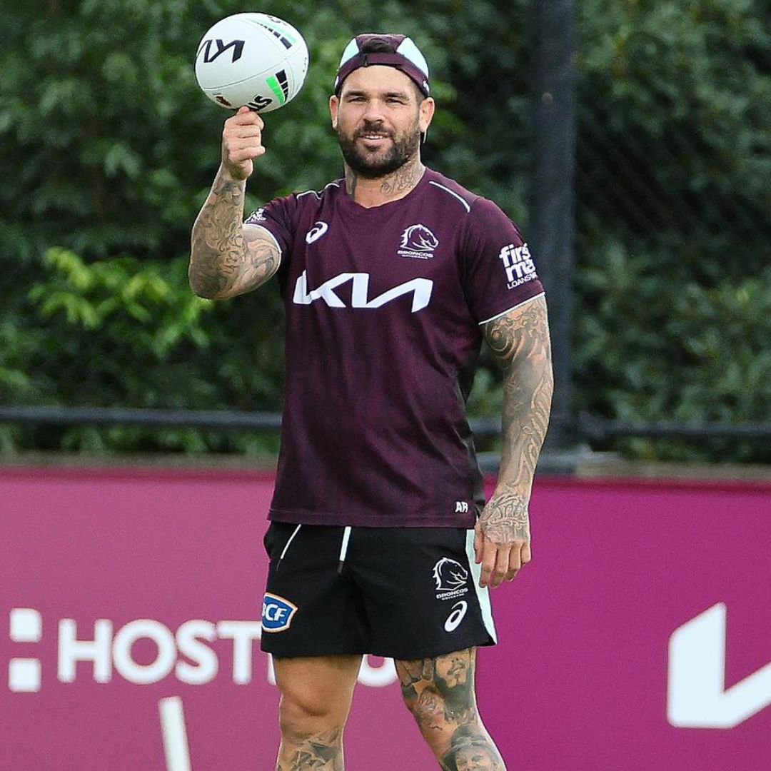 Brisbane Broncos 2025 Maroon Training Shirt