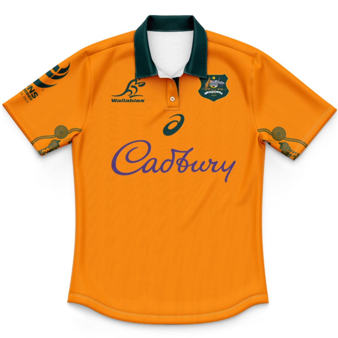 Australian Wallabies 2025 Kids Lions Tour Polo Shirt