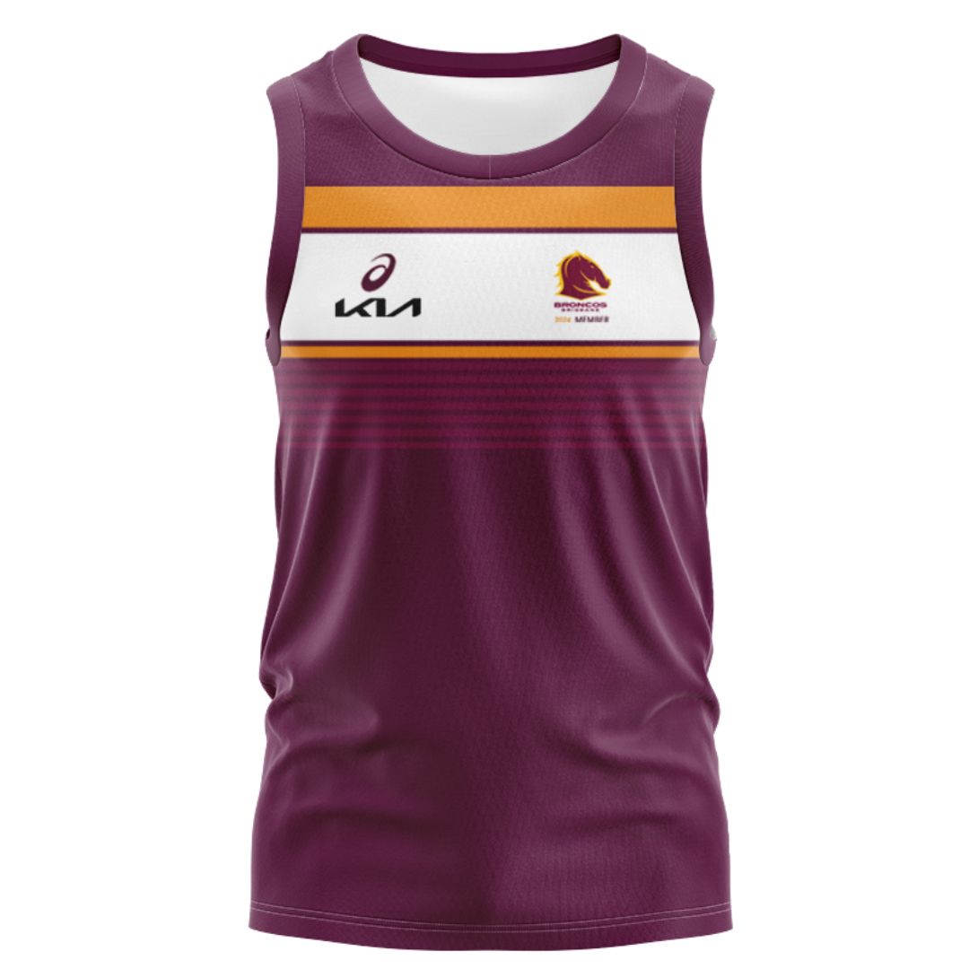 Brisbane Broncos 2024 Members Singlet