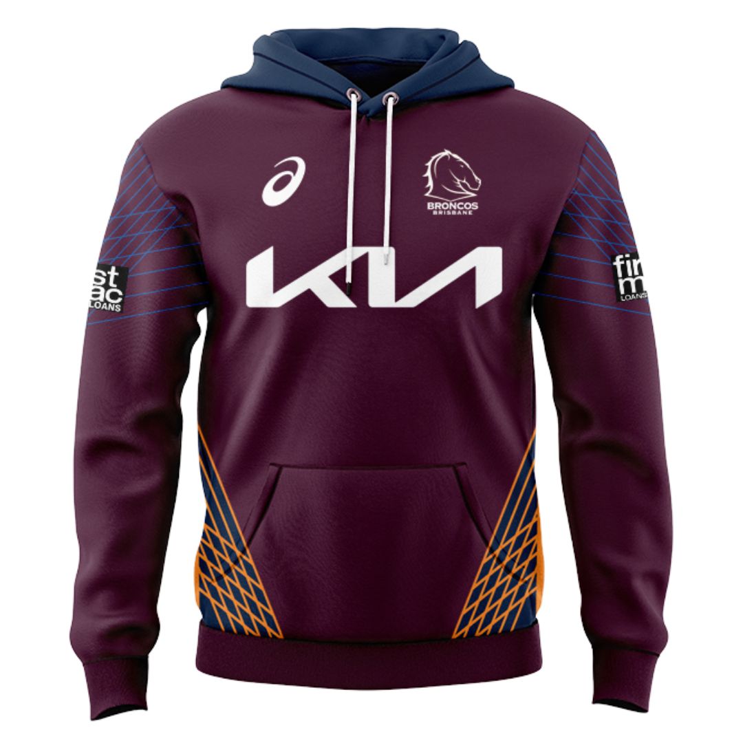 Brisbane Broncos 2000 Retro Hoodie