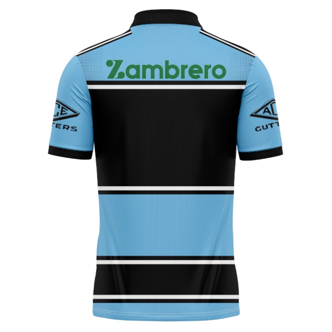 Cronulla Sutherland Sharks 2025 Warm Up Polo Shirt