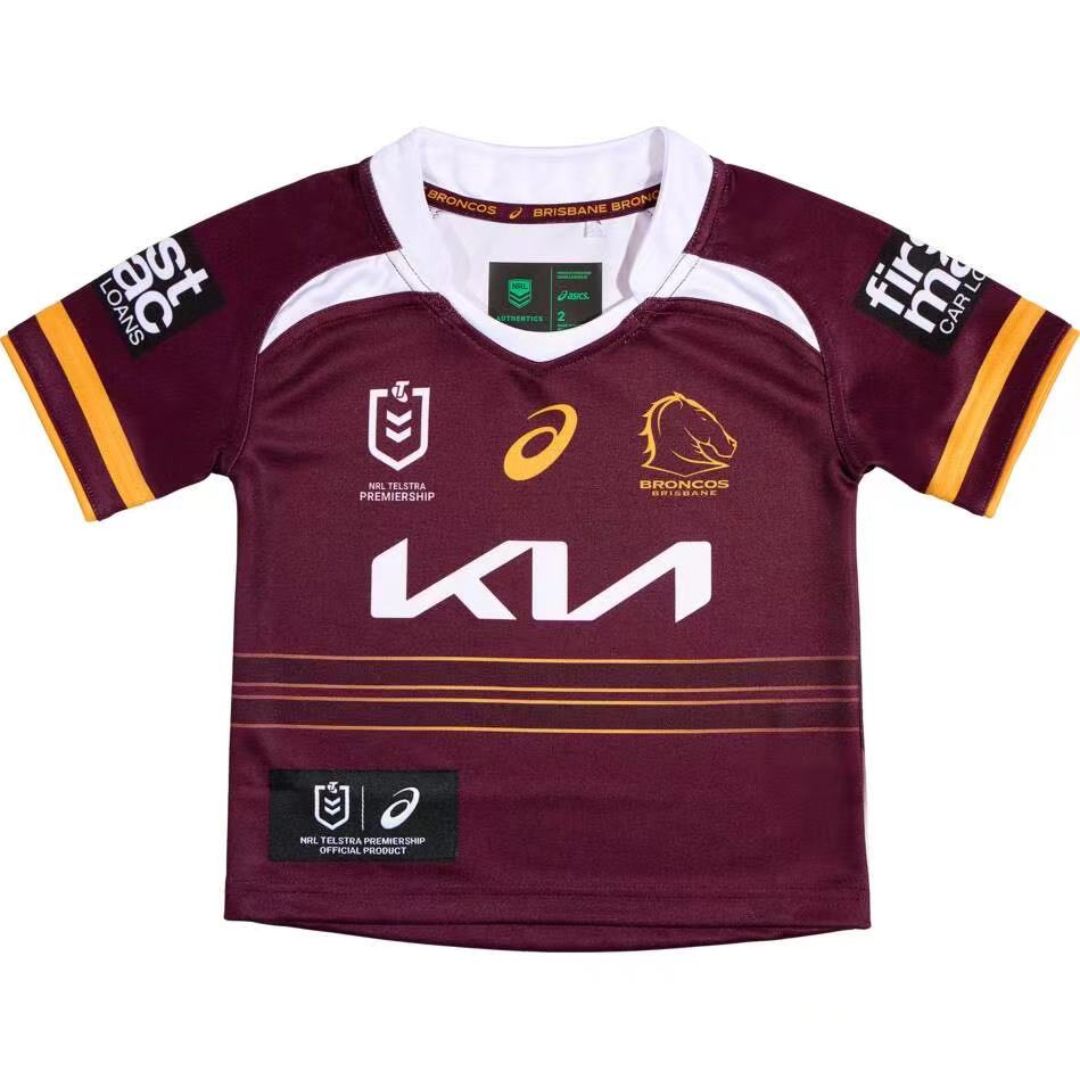 Brisbane Broncos 2025 Kids Home Jersey