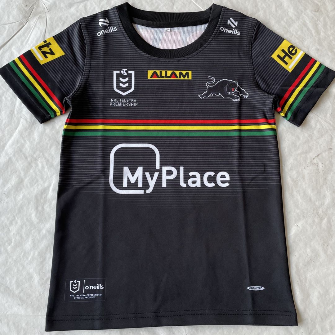 Penrith Panthers 2024 Kids Home Jersey and Shorts Kit