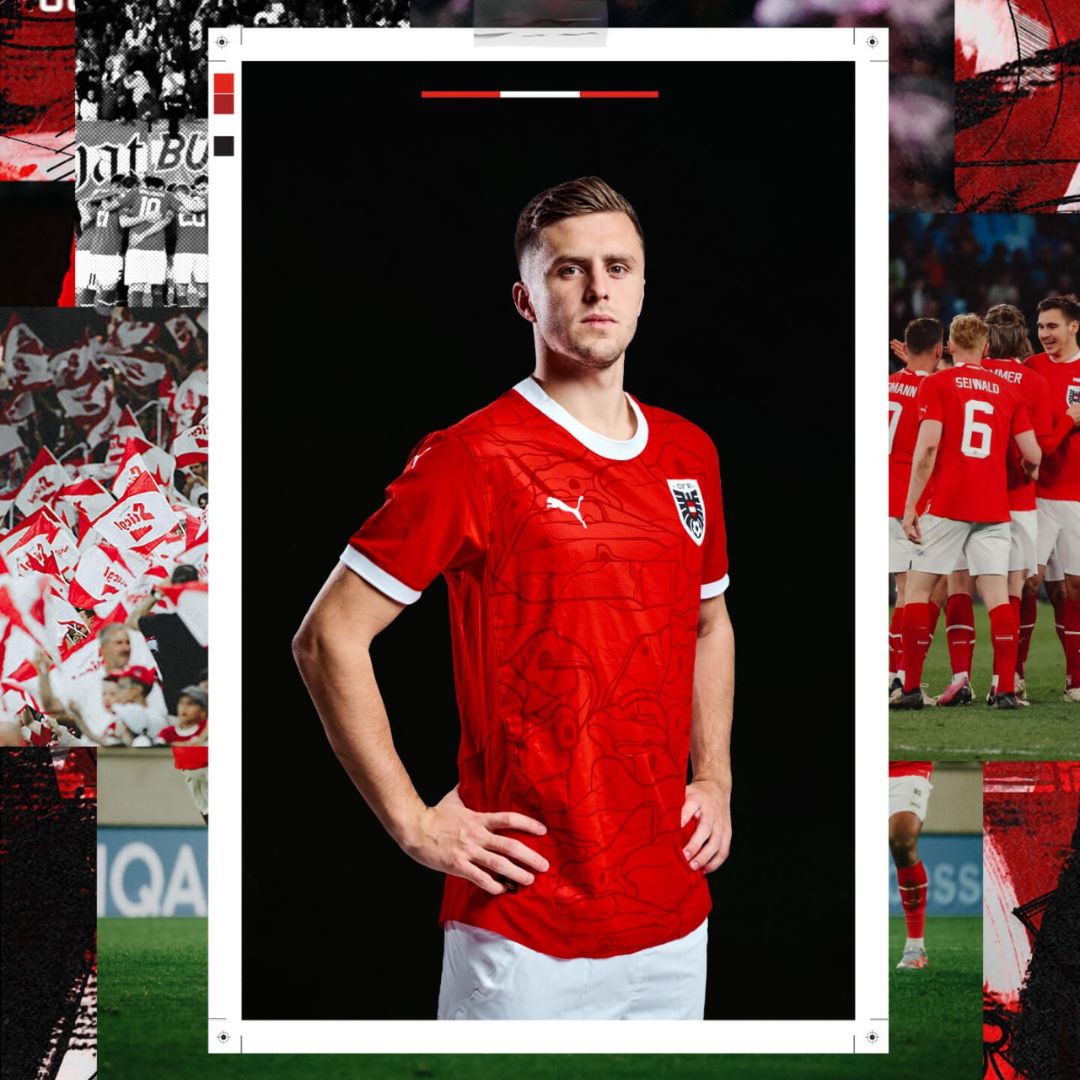 Austria Euro 2024 Home Jersey Shirt