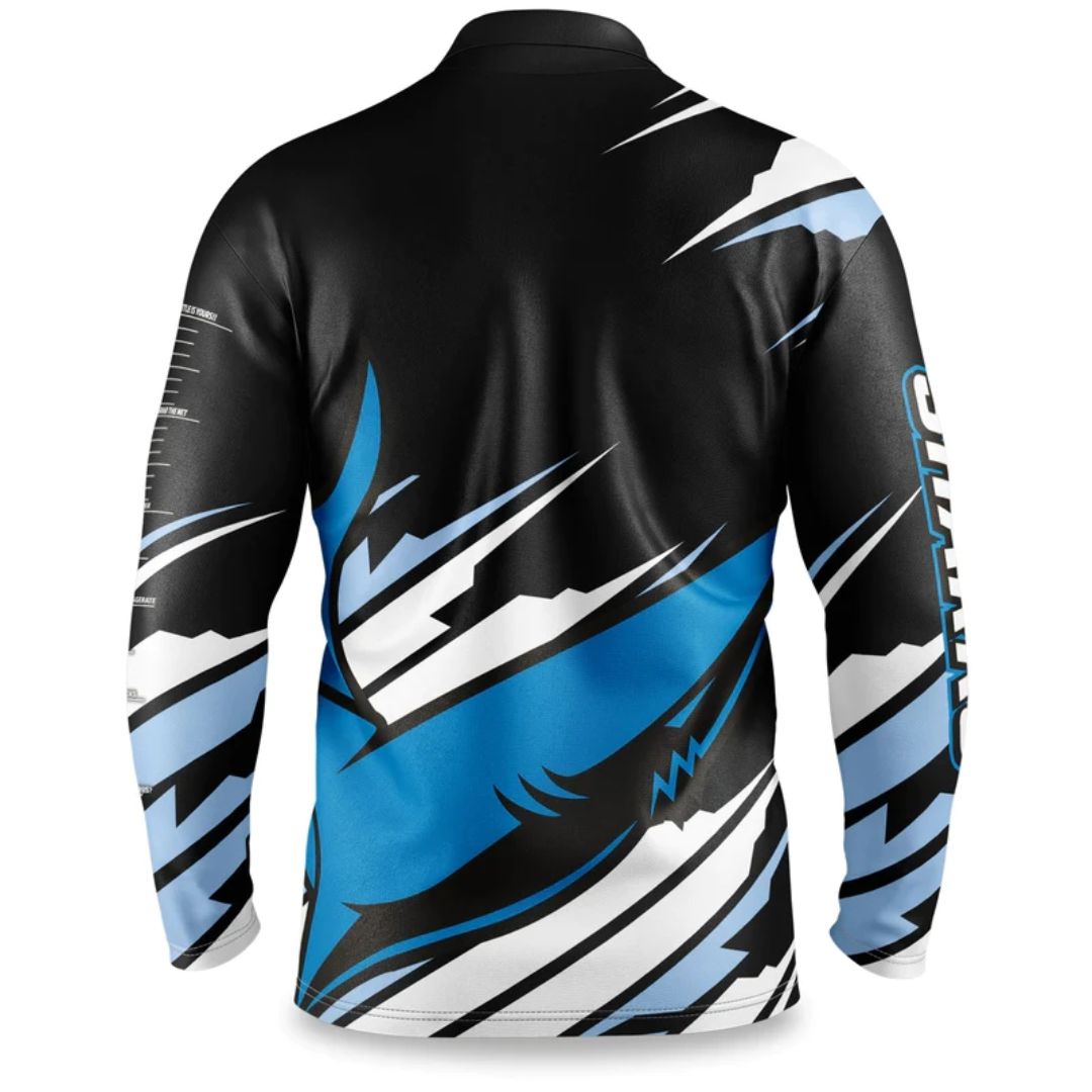 Cronulla Sutherland Sharks 2024 Long Sleeve Ignition Fishing Shirt