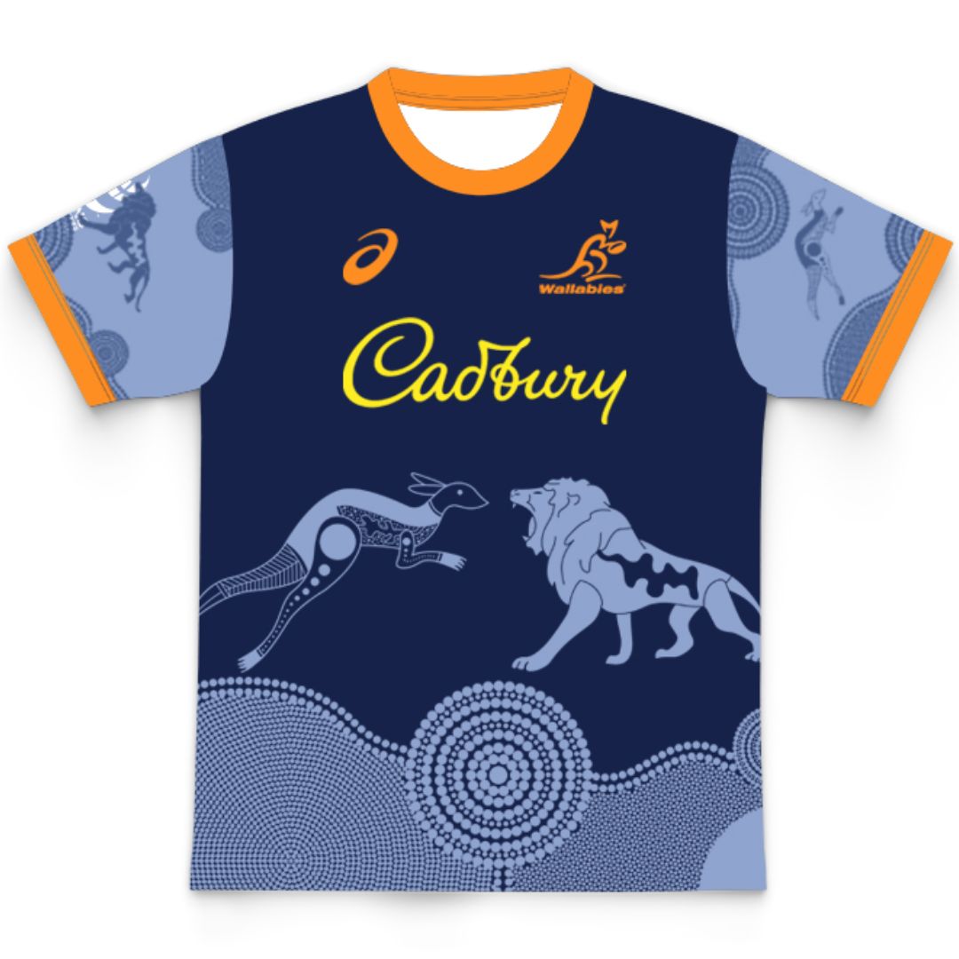 Australian Wallabies 2024 Kids Lions Tour Shirt