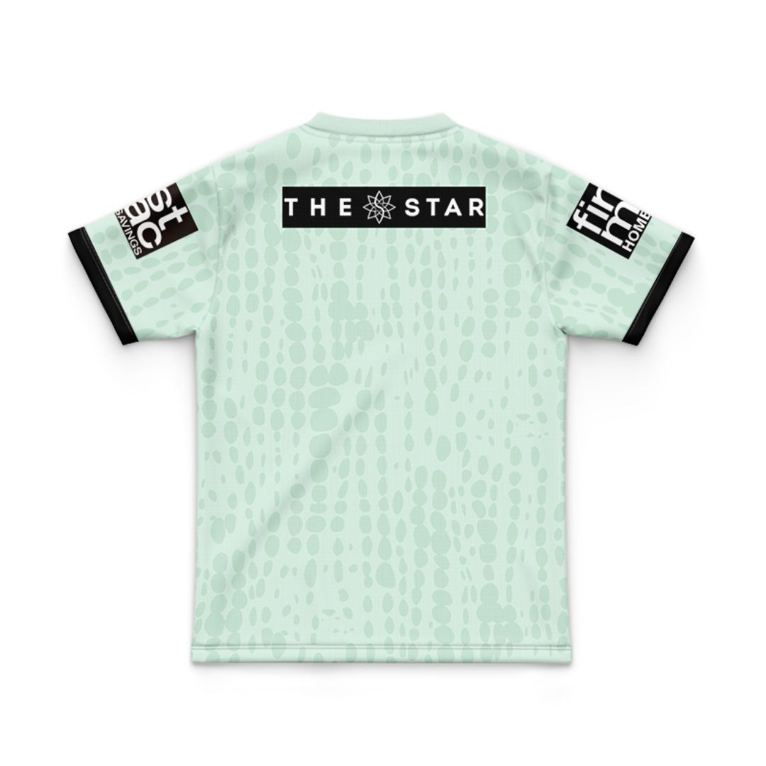 Brisbane Broncos 2025 Kids Mint Green Training Jersey