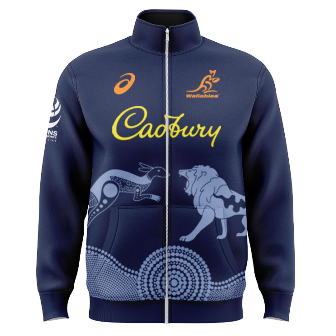 Australian Wallabies 2024 Lions Tour Jacket with Zipper