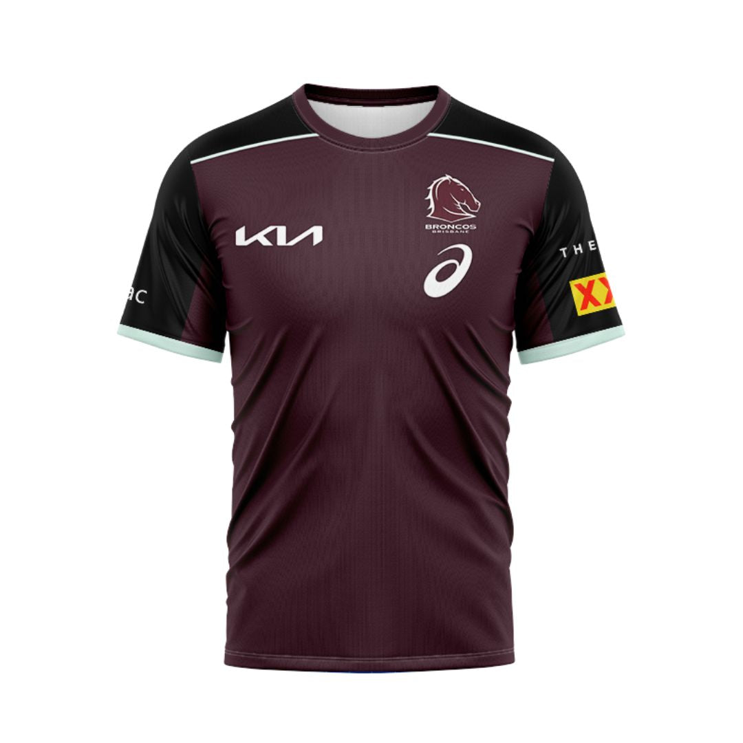 Brisbane Broncos 2025 Black Sleeve Shirt
