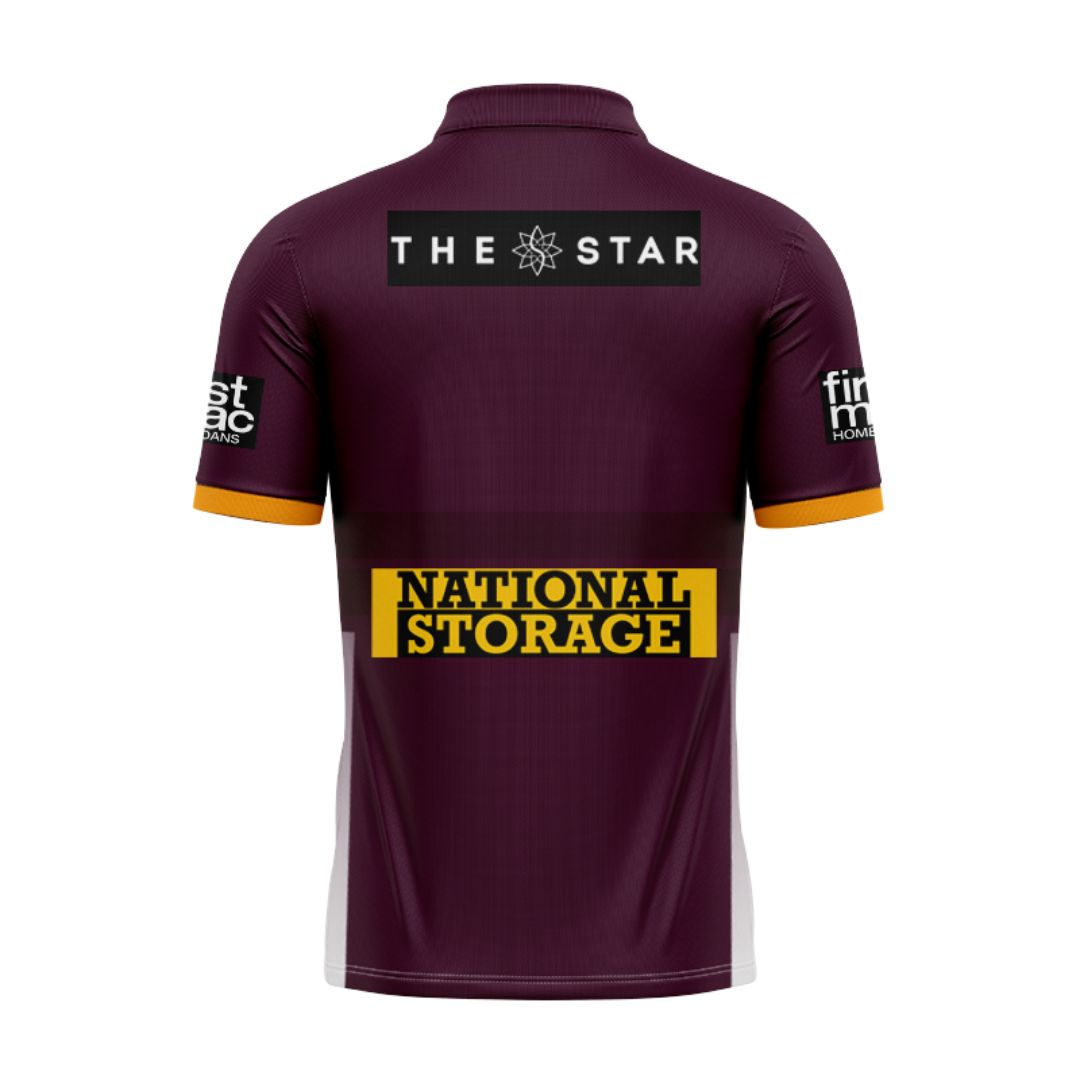 Brisbane Broncos 2025 Home Polo Shirt