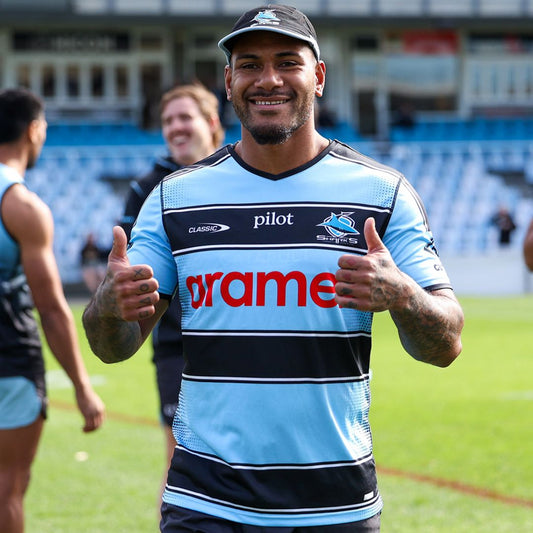 Cronulla Sutherland Sharks 2025 Warm Up Shirt