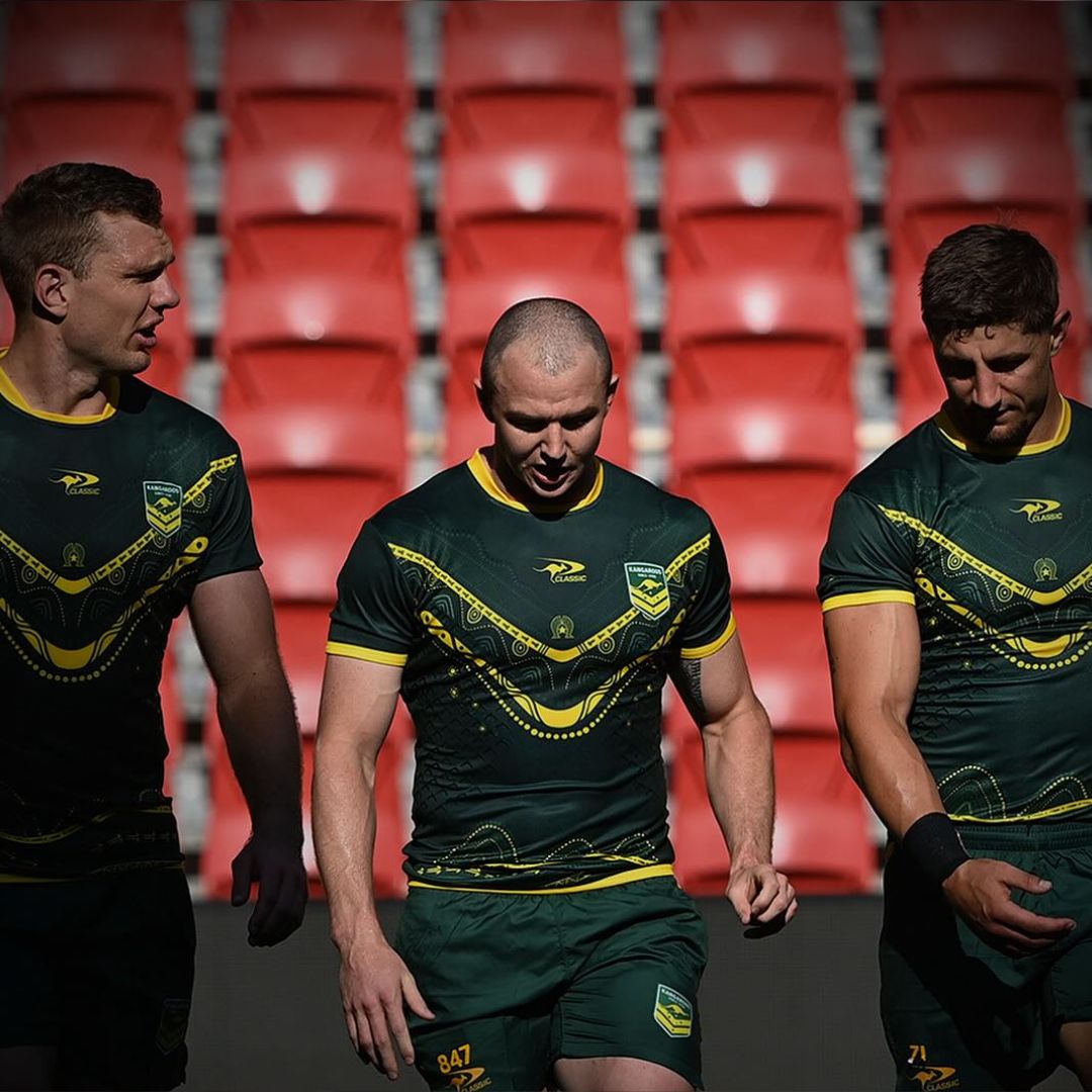 Australia Kangaroos 2024 Indigenous Training Jersey