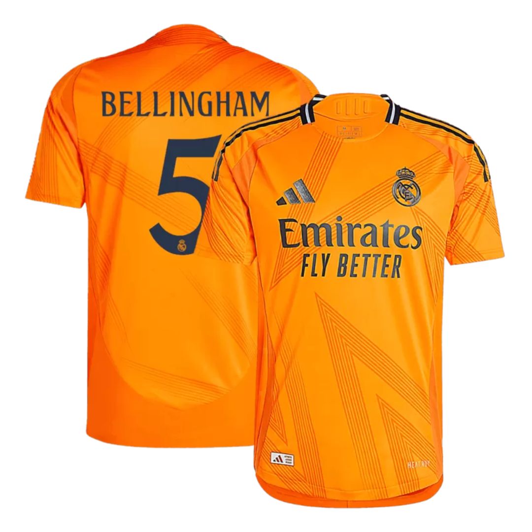 Real Madrid 2024/25 Bellingham #5 Away Jersey Shirt