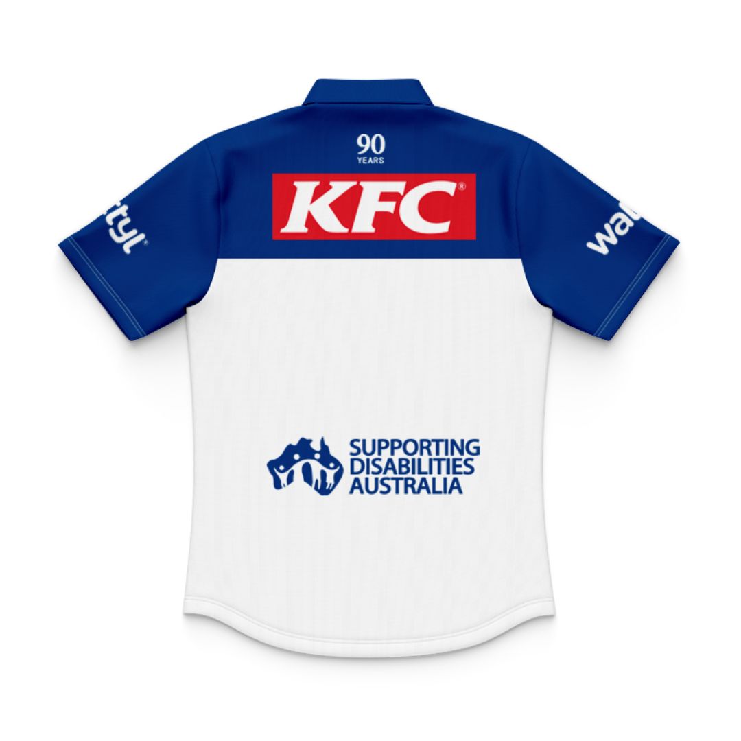 Canterbury Bankstown Bulldogs 2025 Kids Home Polo Shirt