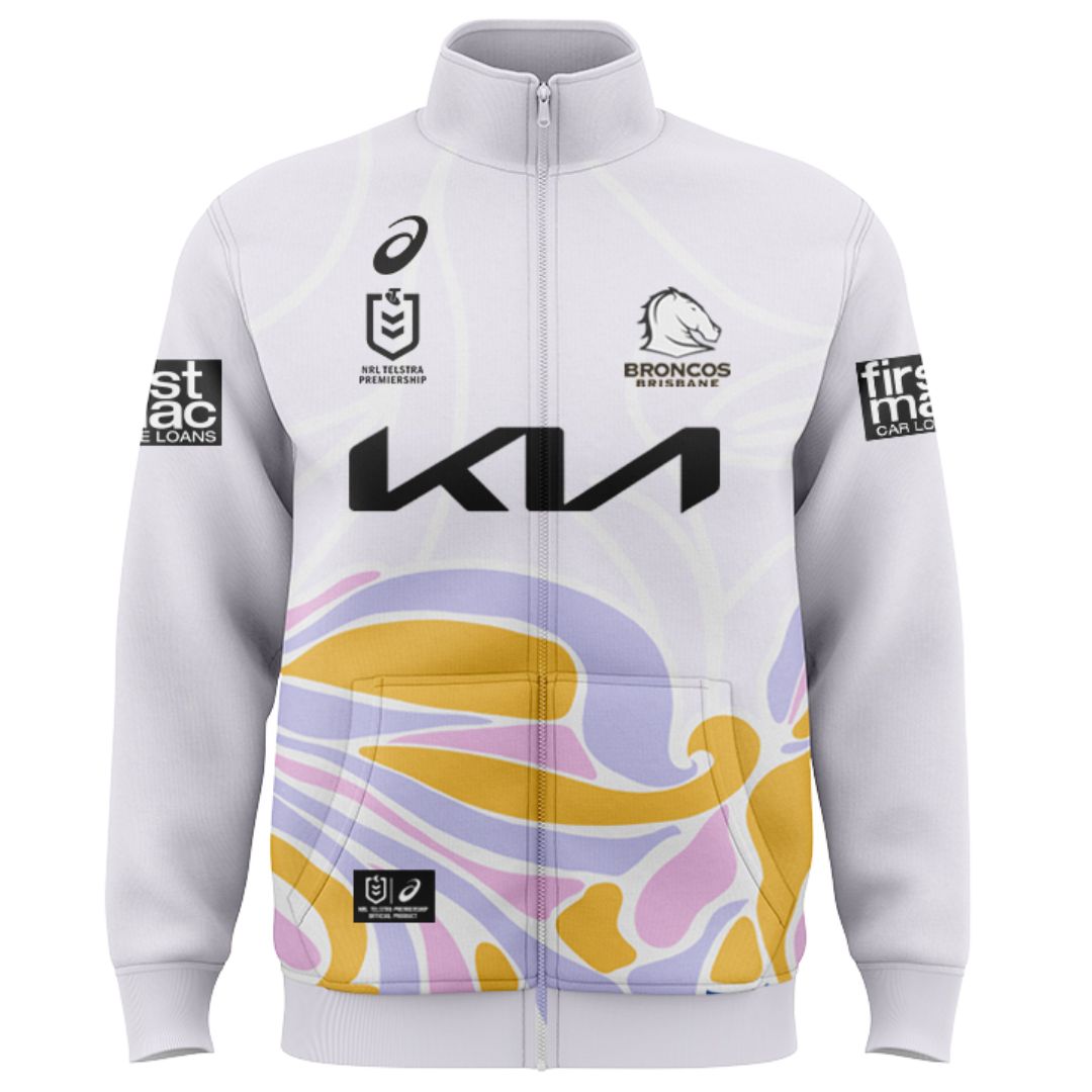 Brisbane Broncos 2025 X Sabo Alternate Jacket with Zipper