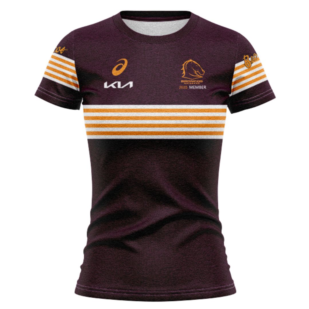 Brisbane Broncos 2025 Women's Members Shirt