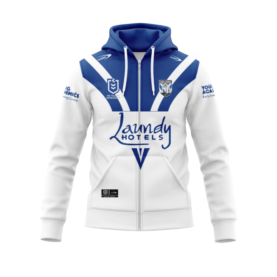 2004 Canterbury Bankstown Bulldogs Heritage Hoodie With Zipper