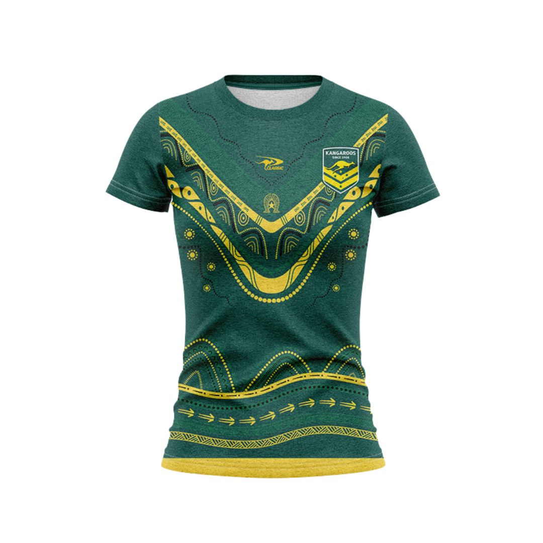 Australia Kangaroos 2024 Women's Indigenous Jersey