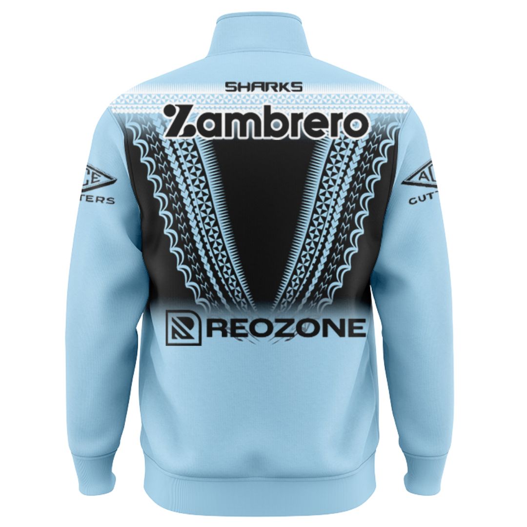 Cronulla Sutherland Sharks 2025 Pasifika Jacket with Zipper