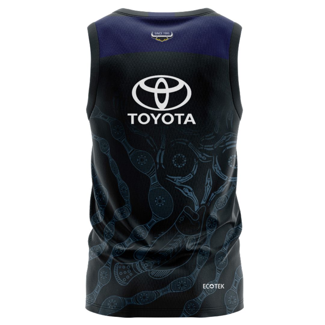 North Queensland Cowboys 2024 Indigenous Training Singlet