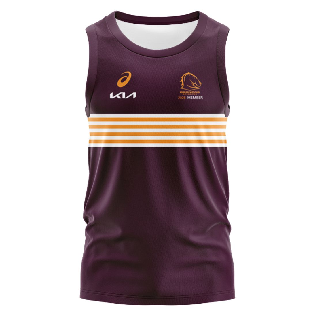 Brisbane Broncos 2025 Members Singlet