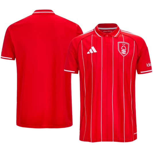 Nottingham Forest 2025/26 Home Jersey Shirt (Non Sponsored)