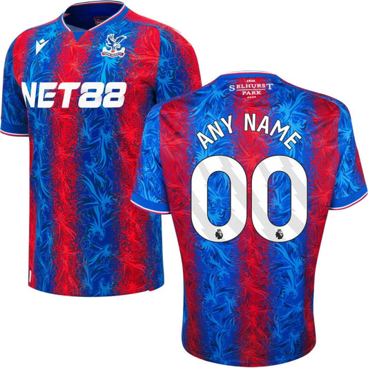 Crystal Palace 2024/25 Home Jersey Shirt (Add Your Own Name & Number)