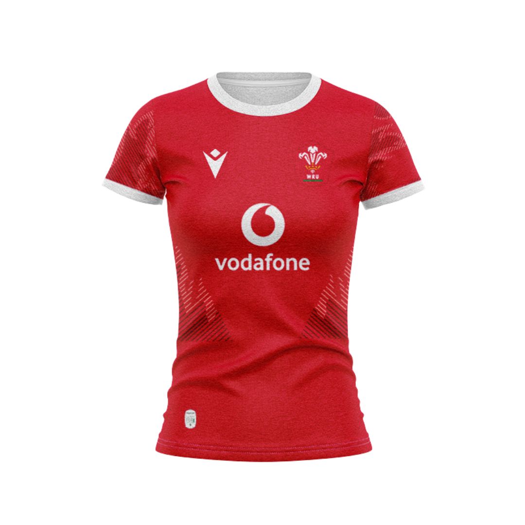 Wales Dragons Rugby 2024/25 Women's Home Match Jersey Shirt