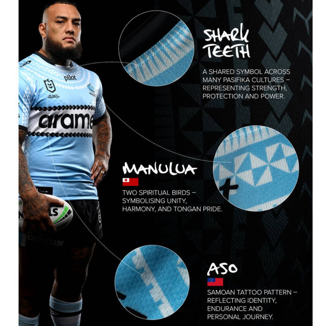 Cronulla Sutherland Sharks 2025 Pasifika Jersey