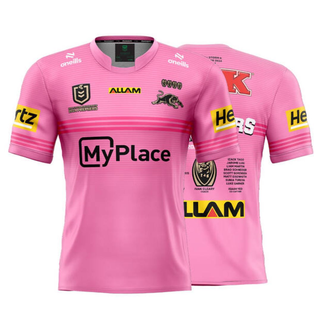 2024 Penrith Panthers Premiers 4 In a Row Kids Jersey