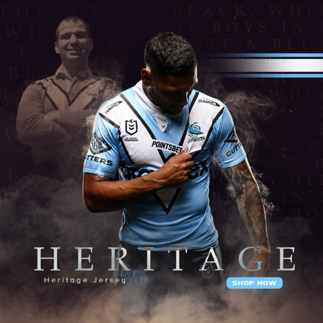 2023 Cronulla Sutherland Sharks Heritage Jersey