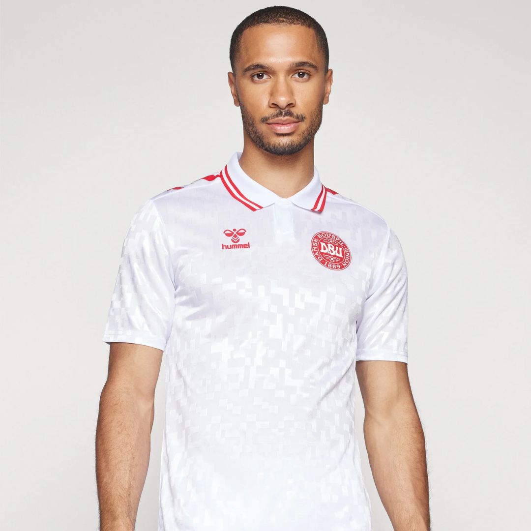 Denmark Euro 2024 Away Jersey Shirt
