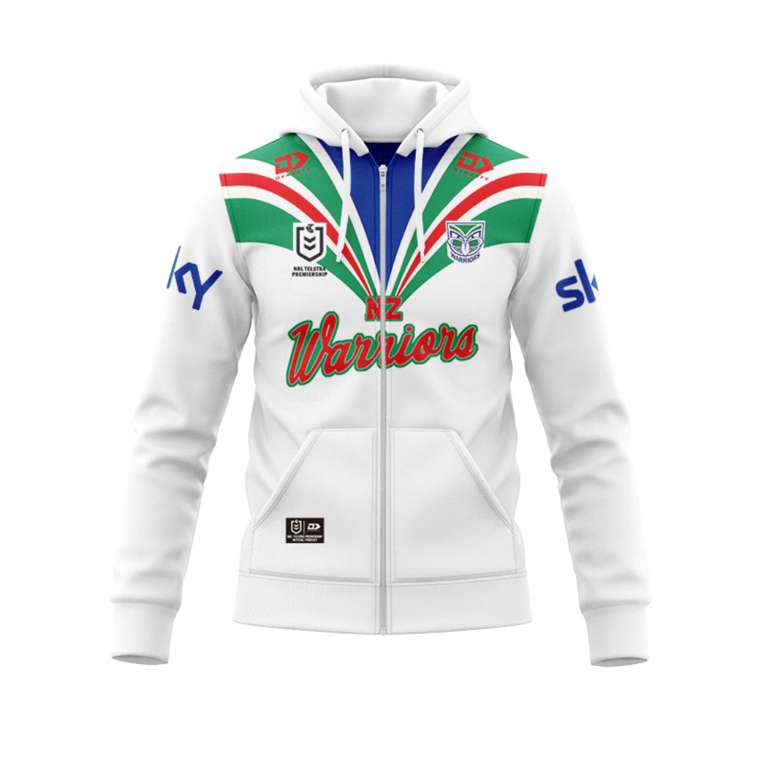New Zealand Warriors 2024 Heritage Hoodie with Zipper