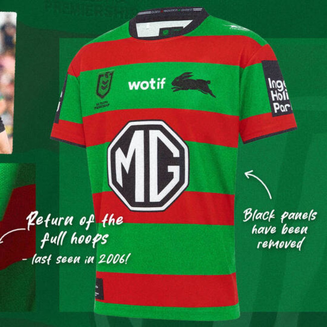 2024 South Sydney Rabbitohs Home Jersey