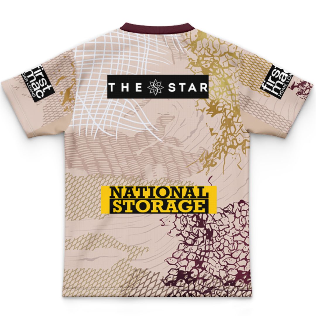 Brisbane Broncos 2025 Kids Indigenous Jersey