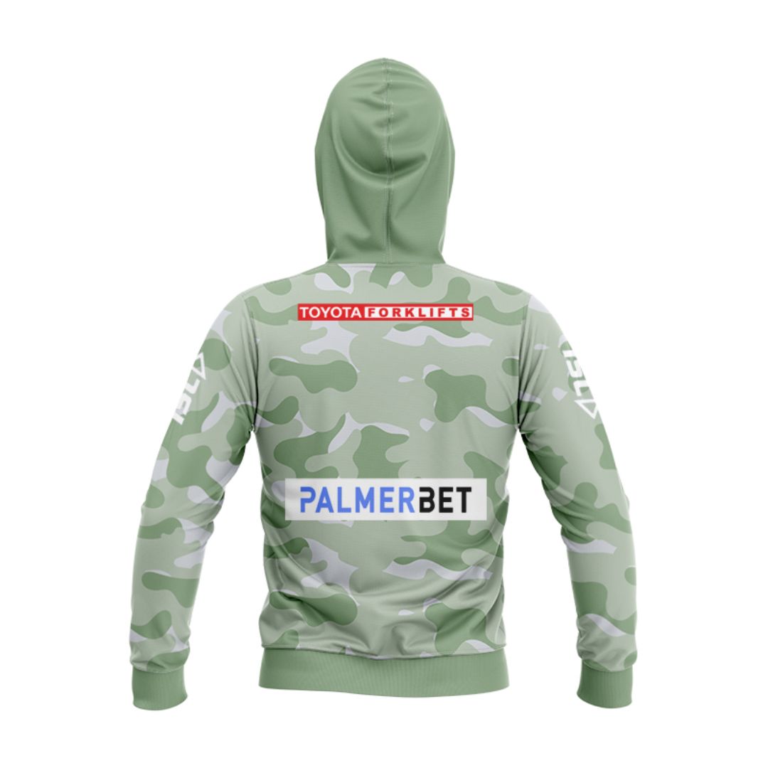 Canberra Raiders 2024 ANZAC Hoodie With Zipper