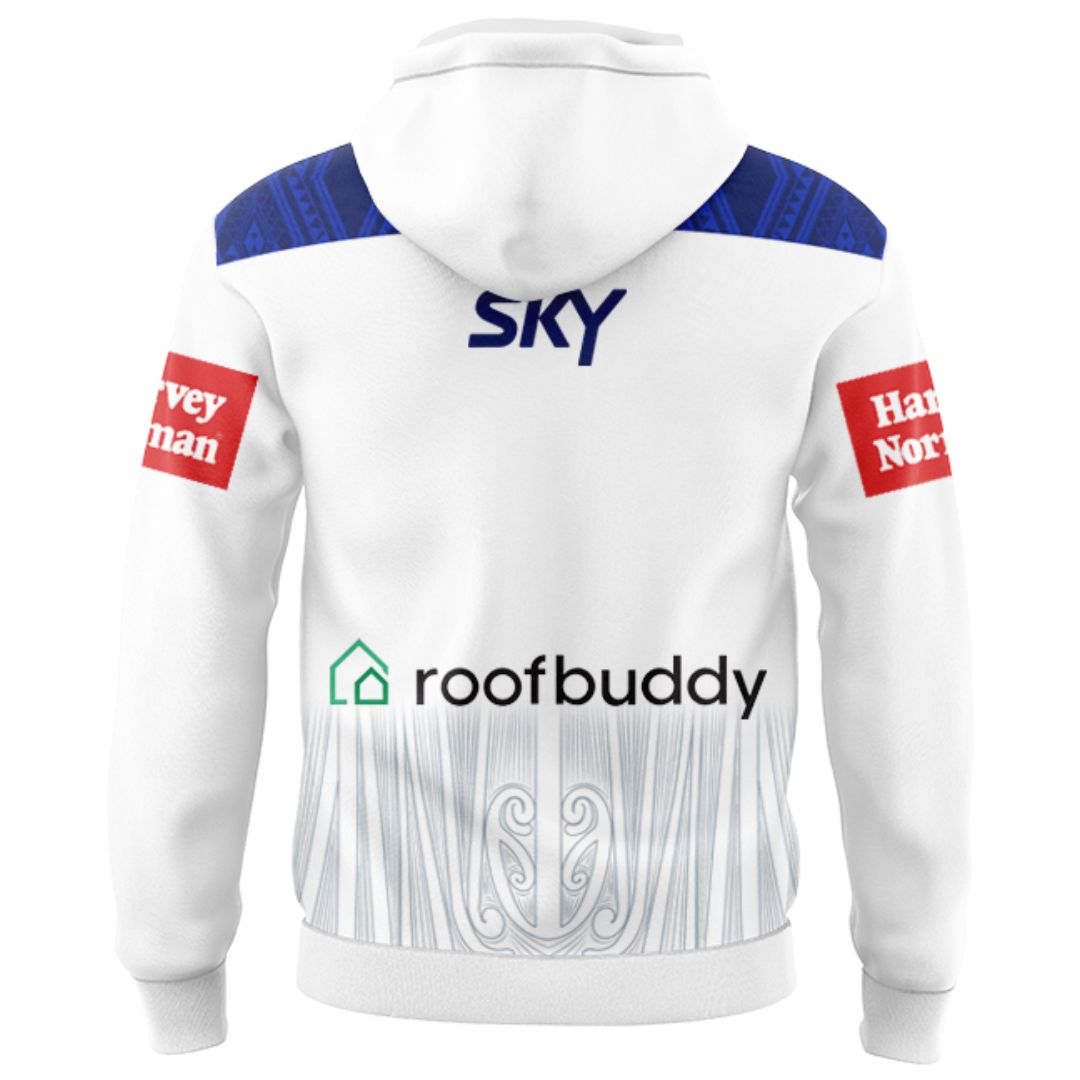 New Zealand Warriors 2025 Alternate Away Hoodie with Zipper