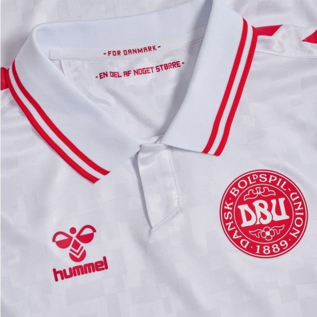 Denmark Euro 2024 Away Jersey Shirt