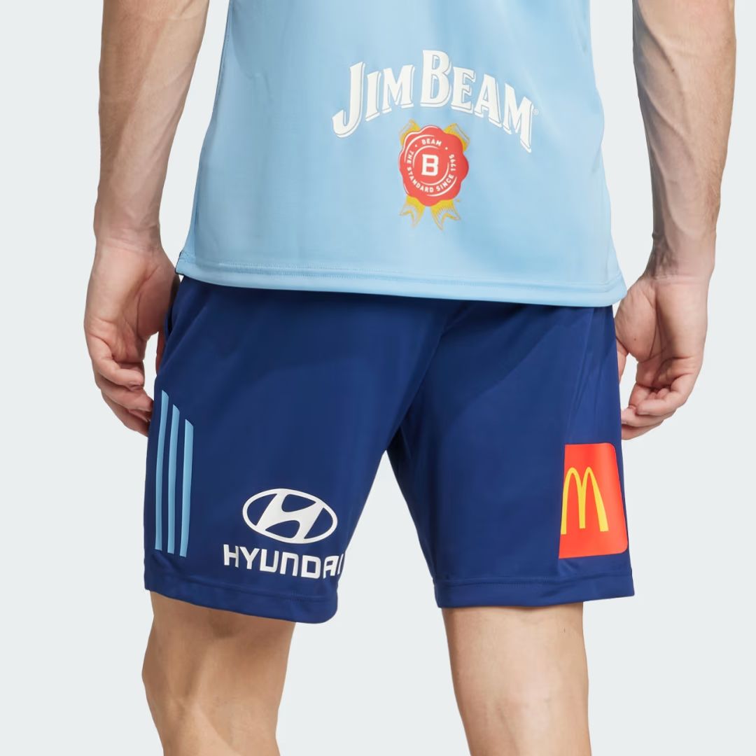 NSW Blues State Of Origin 2025 Long Gym Shorts