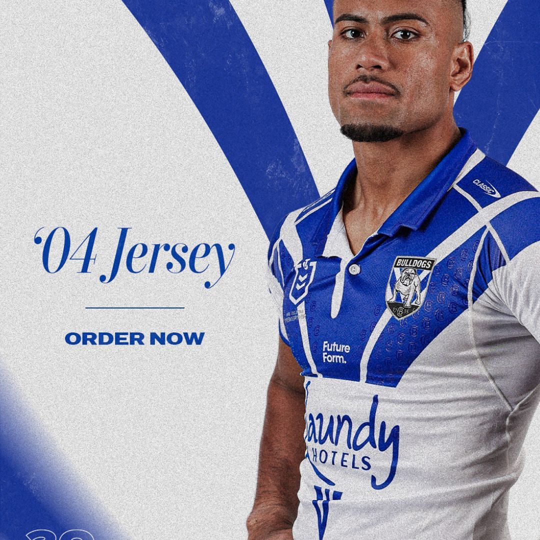 Canterbury Bulldogs 2004 Heritage Jersey (Delivery 2-7 Business Days)