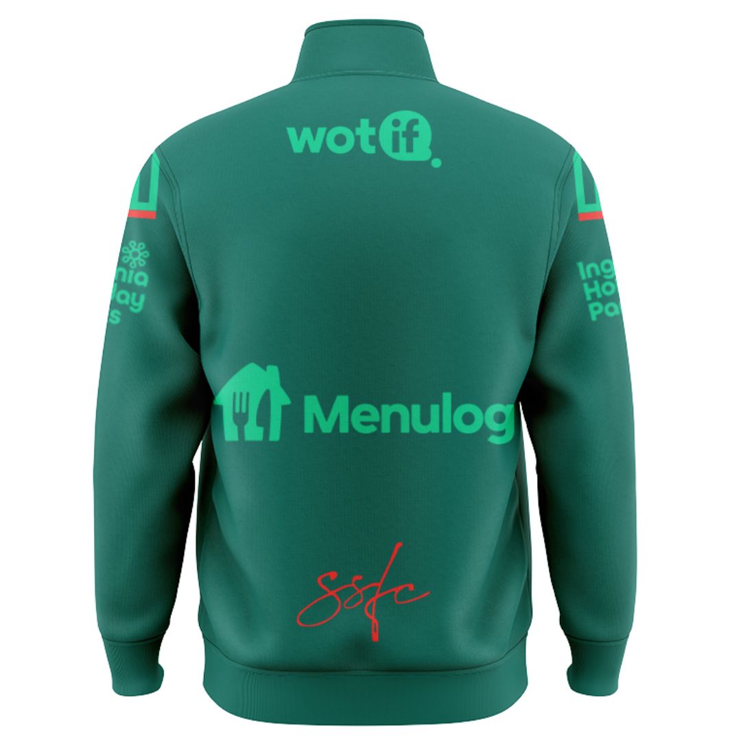 South Sydney Rabbitohs 2025 Captains Run Jacket with Zipper