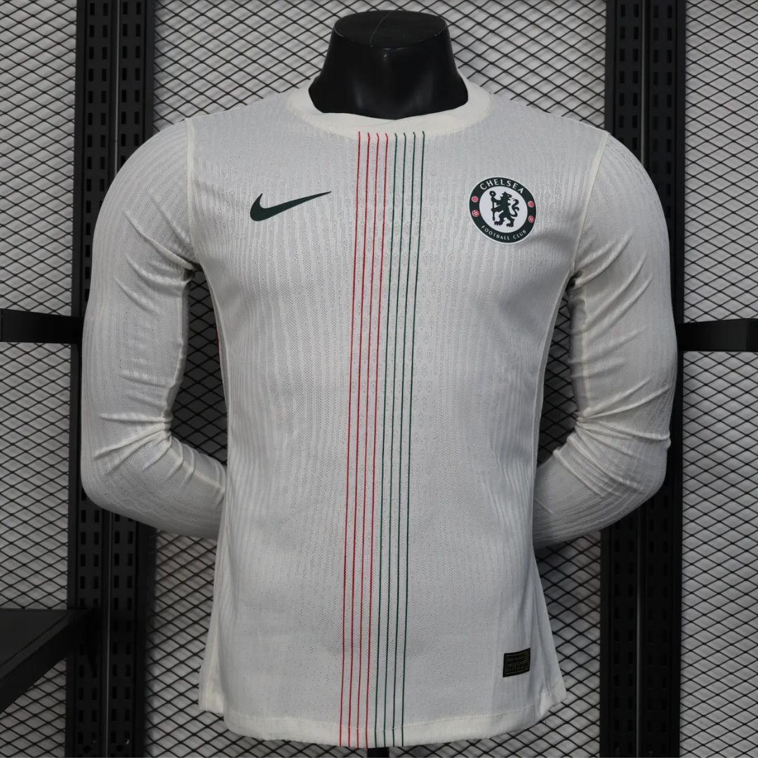 Chelsea 2025/26 Player's Edition Long Sleeve Away Jersey Shirt
