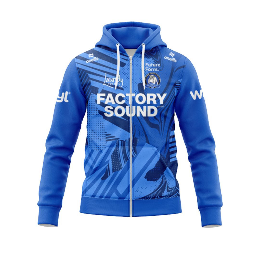Canterbury Bankstown Bulldogs 2025 Training Hoodie With Zipper