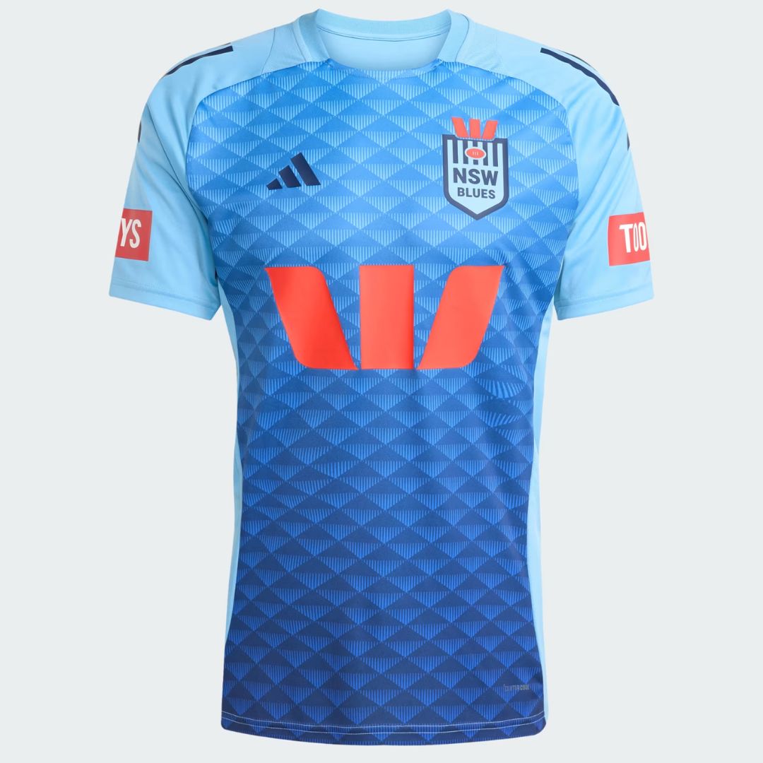 NSW Blues State Of Origin 2025 Light Blue Performance Shirt