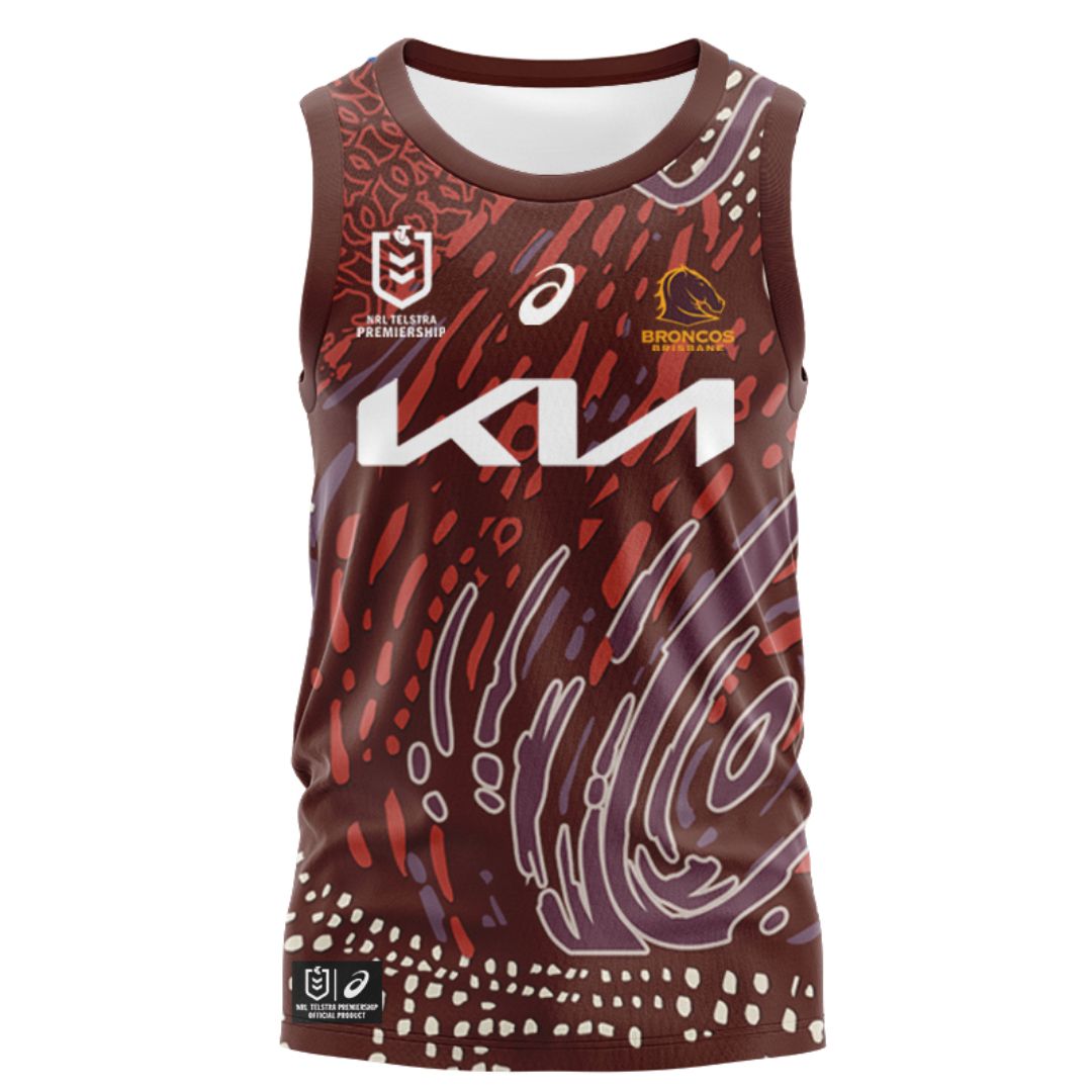 Brisbane Broncos 2024 Indigenous Singlet