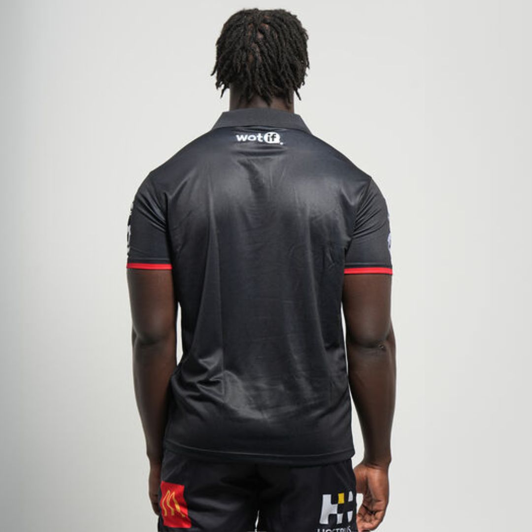 South Sydney Rabbitohs 2025 Players Black Polo Shirt
