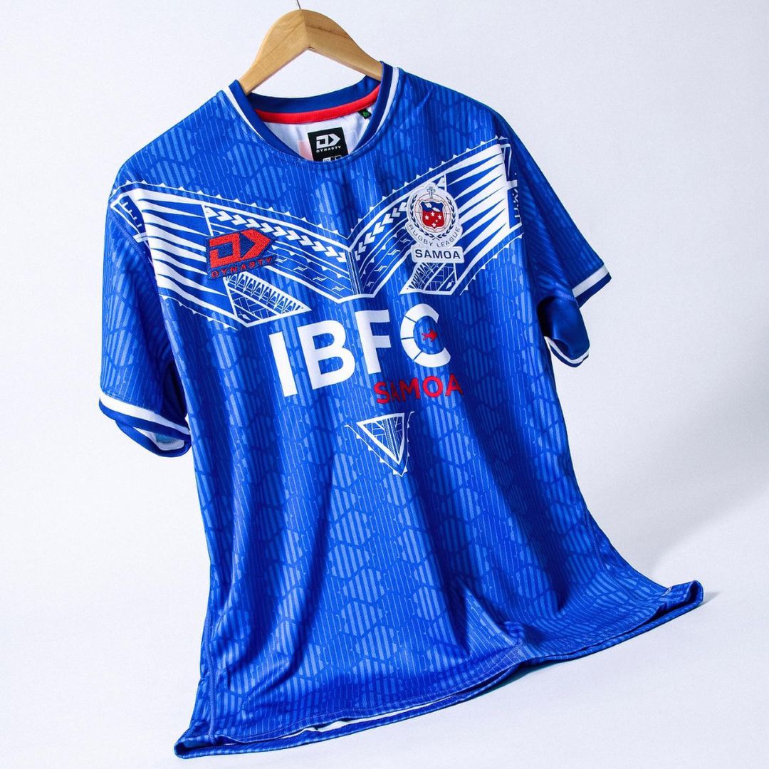 Toa Samoa 2024 Rugby League Home Jersey