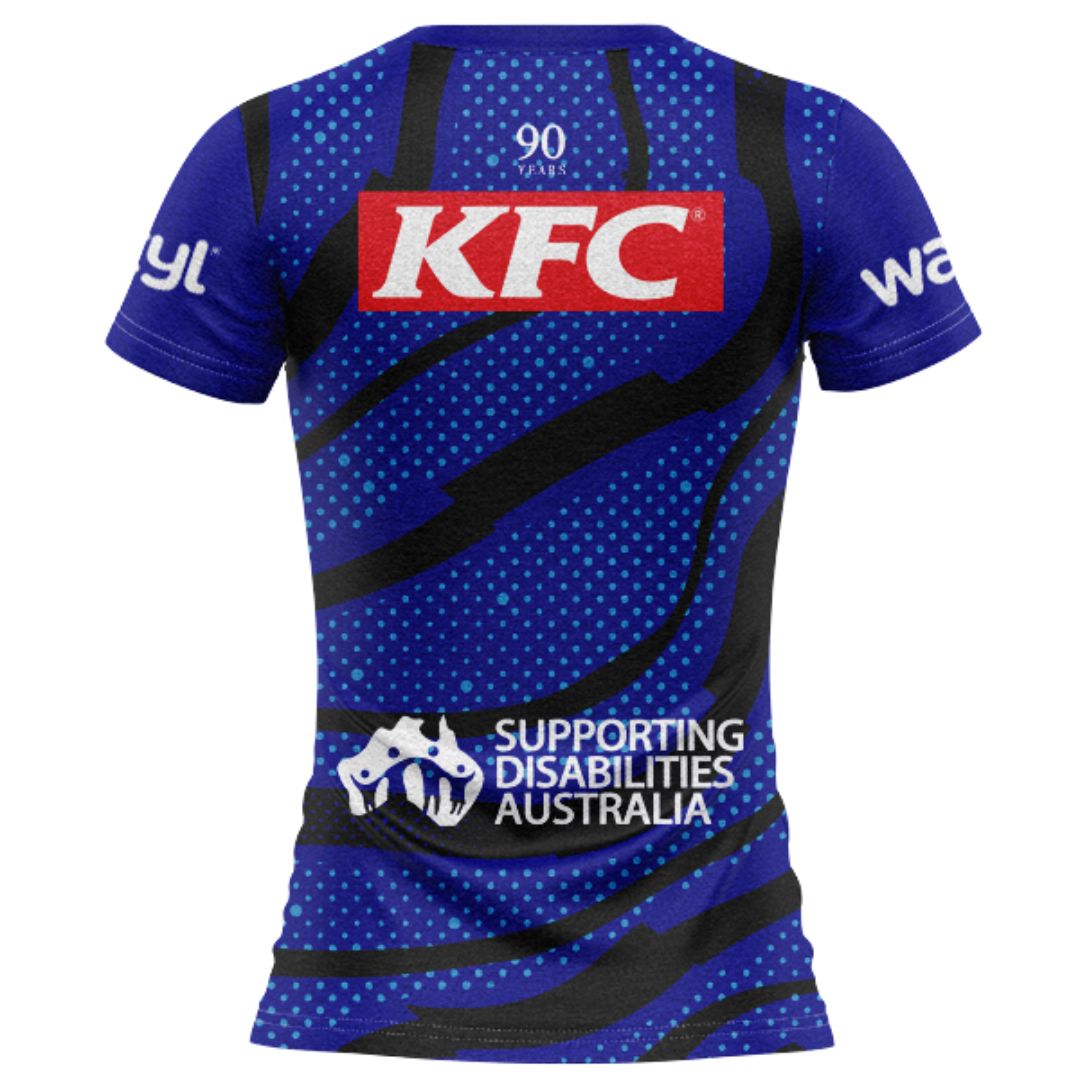 Canterbury Bankstown Bulldogs 2025 Women's Blue Training Shirt